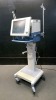 DRAGER EVITA XL VENTILATOR WITH C02 CABLE ON ROLLING STAND (SW 7.06)(SN DRPB-0056)