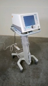 RESPIRONICS BIPAP VISION VENTILATORY SUPPORT SYSTEM ON ROLLING STAND