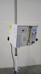 EME INFANT FLOW SYSTEM ON ROLLING STAND
