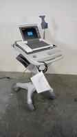 GE MAC 5500 ECG/EKG MACHINE ON ROLLING CART