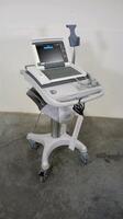 GE MAC 5500 ECG/EKG MACHINE ON ROLLING CART