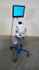 SONOSITE 180 PLUS PORTABLE ULTRASOUND SYSTEM WITH 1 PROBE (L38E/10-5MHZ) ON SITE STAND