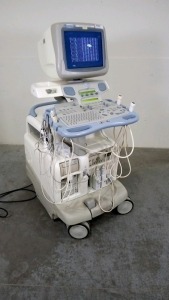GE VIVID 7 DIMENSION ULTRASOUND SYSTEM WITH 4 PROBES (10S, 10S, 3S, M3S)(SN 4361V7)