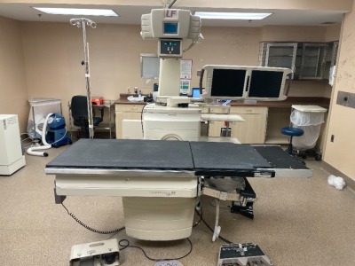 2008 LF ?HYDRAJUST PLUS DR UROLOGICAL TABLE, PATIENT TABLE, SYSTEM CONTROL CABINET, SYSTEM MONITORS, FOOT CONTROLS, 2008 X-RAY GENERATOR SHF 635  64KW, VALLEY LAB FORCE FX, 2017 INFIMED IS GIM, 2019 SEDECAL X-RAY GENERATOR CONSOLE CTSC, TOWER UPS (THIS LO