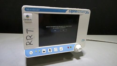 ORIDION MEDICAL CAPNOSTREAM 20P PATIENT MONITOR