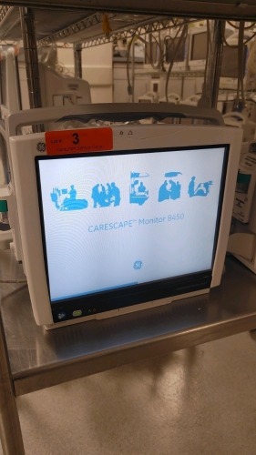 GENERAL ELECTRIC CARESCAPE B450 PATIENT MONITOR WITH MASIMO