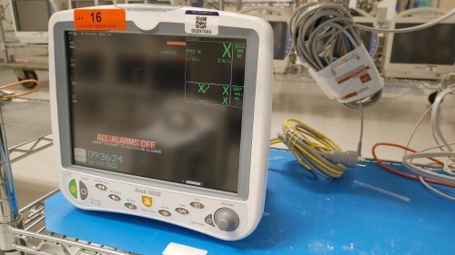 GENERAL ELECTRIC DASH 5000 PATIENT MONITOR WITH MASIMO AND DINAMAP SUPERSTAT