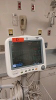 GENERAL ELECTRIC DASH 4000 PATIENT MONITOR WITH MASIMO ON CART