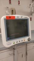 GENERAL ELECTRIC DASH 4000 PATIENT MONITOR WITH MASIMO ON CART