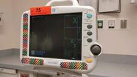 GENERAL ELECTRIC DASH 3000 PATIENT MONITOR WITH MASIMO ON CART