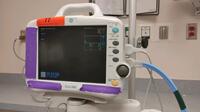 GENERAL ELECTRIC DASH 3000 PATIENT MONITOR WITH MASIMO ON CART