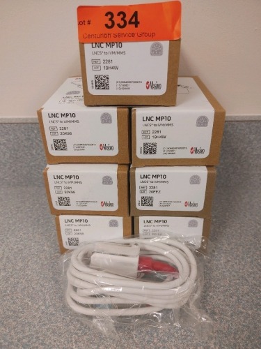 MASIMO LNC MP10 PATIENT CABLES (LOT OF 7)