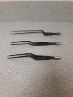 LOT OF 3 BIPOLAR FORCEPS