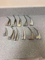 LOT OF LARYNGOSCOPE BLADES