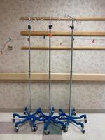 LOT OF 3 IV POLES