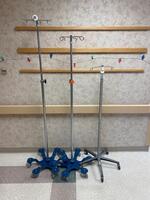 LOT OF 3 IV POLES