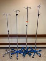 LOT OF 4 IV POLES