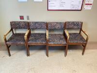 LOT OF 4 PATIENT ROOM CHAIRS