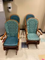 LOT OF 4 ROCKING CHAIRS