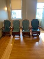 LOT OF 4 ROCKING CHAIRS