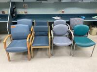 PATIENT ROOM CHAIRS IN NURSES STATION