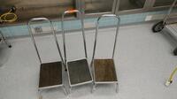 LOT OF 3 STEP STOOLS WITH HANDLES