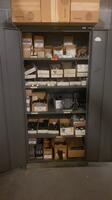 CABINET AND CONTENTS TO INCLUDE: CIRCUIT BREAKERS AND ELECTRICAL EQPT.