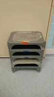 LOT OF 5 SURGICAL STEP STOOLS