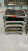 LOT OF 5 SURGICAL STEP STOOLS