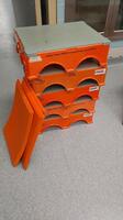 LOT OF 5 SURGICAL STEP STOOLS