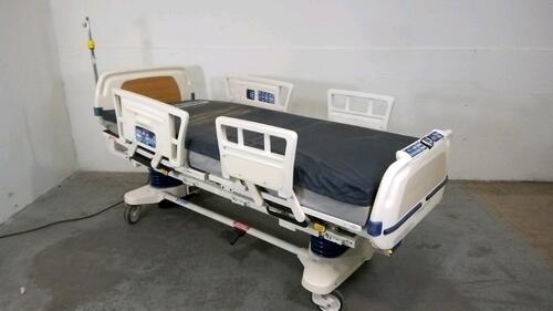 STRYKER EPIC 2030 (SQUARE RAILS) HOSPITAL BED WITH HEAD AND FOOT BOARDS (BED EXIT, SCALE)(SQUARE RAILS)