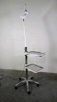 DAZOR 8MC-301A MAGNIFYING EXAM LIGHT ON ROLLING STAND