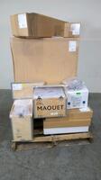 MAQUET ROTAFLOW SYSTEM TO INCLUDE: ROTAFLOW DRIVE, ROTAFLOW CONSOLE, SECHRIST 3500CP BLENDER, IV POLE, SPRINTER CART, SHELVING (NEW, IN BOX)