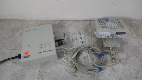 NIHON KOHDEN NEUROFAX JE-921A/QI-122A EEG JUNCTION BOX WITH INPUT BOX CONVERTER