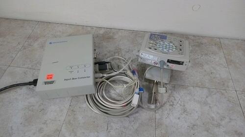 NIHON KOHDEN NEUROFAX JE-921A/QI-122A EEG JUNCTION BOX WITH INPUT BOX CONVERTER