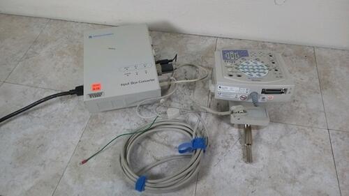 NIHON KOHDEN NEUROFAX JE-921A/QI-122A EEG JUNCTION BOX WITH INPUT BOX CONVERTER