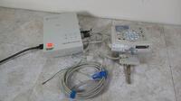 NIHON KOHDEN NEUROFAX JE-921A/QI-122A EEG JUNCTION BOX WITH INPUT BOX CONVERTER