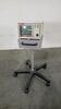 PICKER 703T R WAVE TRIGGER PATIENT MONITOR ON ROLLING STAND