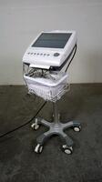 COOPER SURGICAL F9 FETAL MONITOR WITH CABLES (TOCO, US1, MARK) ON ROLLING STAND