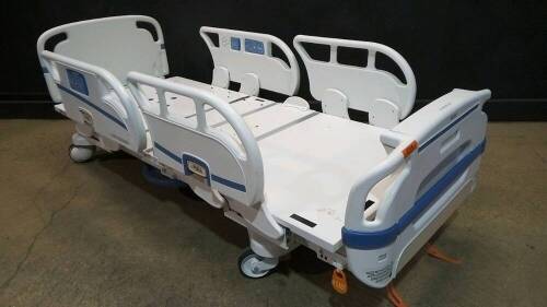 STRYKER SECURE 3005 S3 HOSPITAL BED WITH HEAD & FOOTBOARD (CHAPERONE WITH ZONE CONTROL, BED EXIT, SCALE) (IBED AWARENESS)