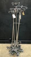 LOT OF IV POLES