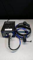 QED MEDICAL 2000 LIGHT SOURCE WITH HEADSET