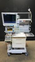 DATEX-OHMEDA AESTIVA/5 ANESTHESIA MACHINE WITH (7900 SMARTVENT, 4.8 PSVPRO SOFTWARE VERSION) WITH MODULE RACK (E-CAIO, E-PRESTN, E-REC)