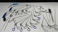 LOT OF HIP ARTHROSCOPY INSTRUMENTS