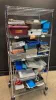 LOT OF EMPTY INSTRUMENT CASES & TRAYS (NO CART)