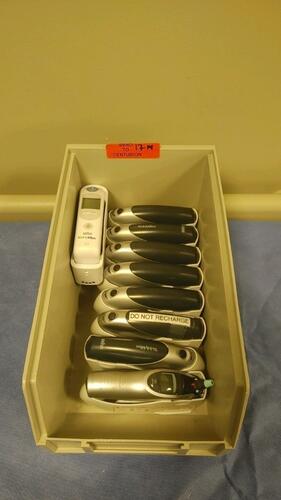 WELCH ALLYN PRO-4000 LOT OF (8) THERMOSCANS