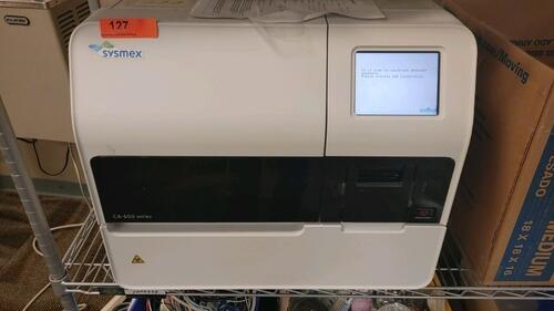 SIEMENS SYSMEX CA-600 SERIES AUTOMATED COAGULATION ANALYZER