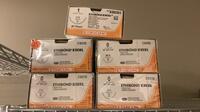 LOT OF ETHICON ETHIBOND EXCEL SUTURES SEALED (INDATE) REF EXP QTY IN BOX