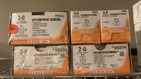 LOT OF ETHICON ETHIBOND EXCEL SUTURES SEALED (INDATE) REF EXP QTY IN BOX