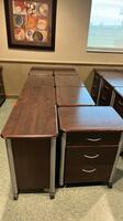 HILL-ROM LOT OF (8) PORTABLE METRO BEDSIDE CABINETS